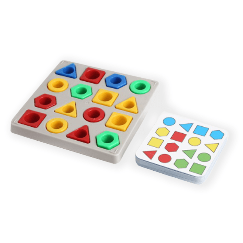 Shape Matching Game Color Sensory Educational Toy