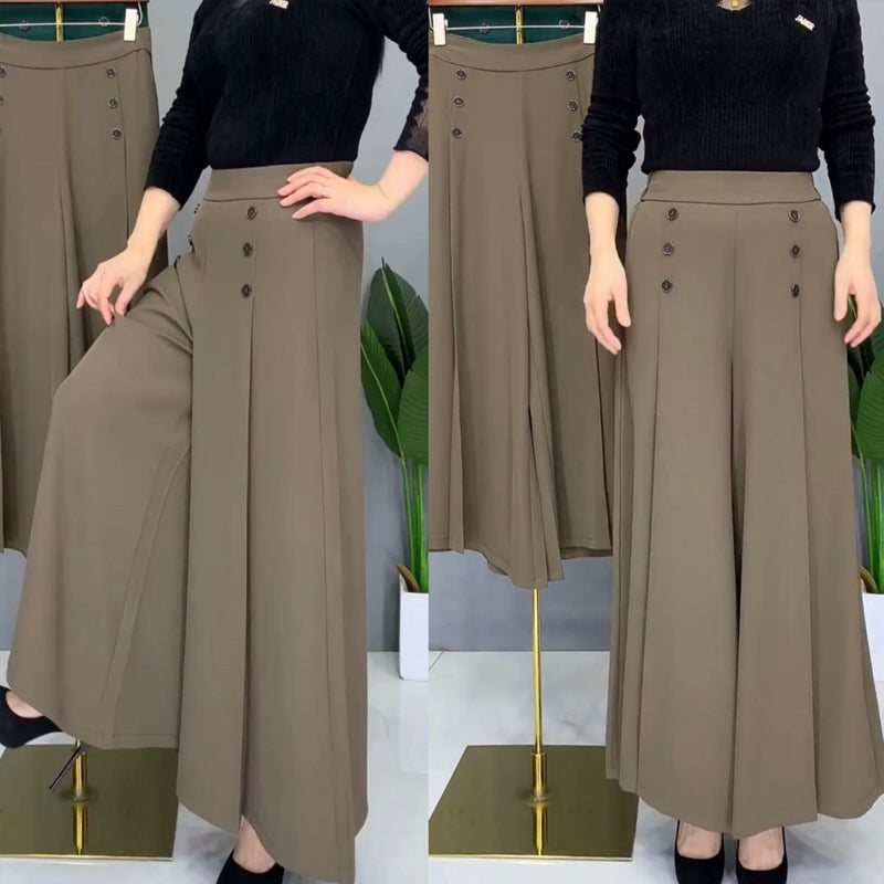 Women's Stylish Pleated Wide-leg Pants