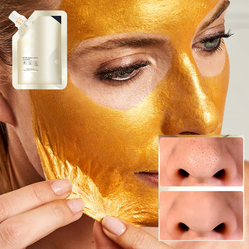 Retinol snake venom gold mask