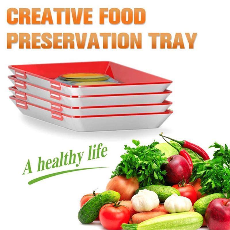 Creative Rectangle Food Preservation Tray