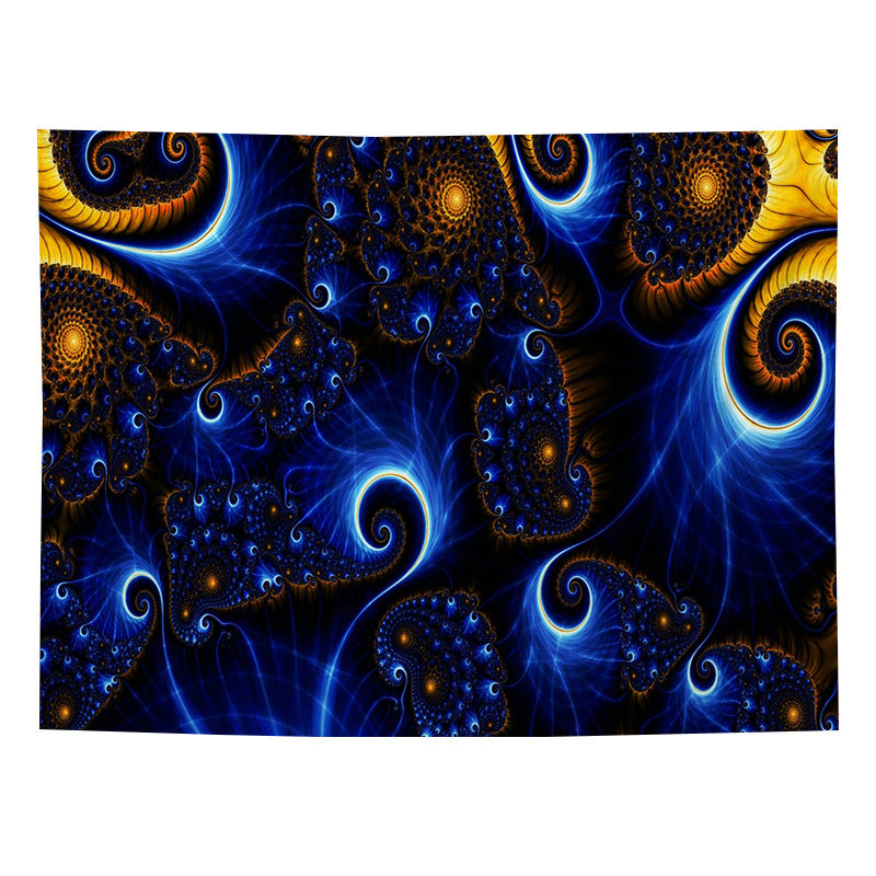 Fibonacci Void Tapestry Psychedelic Wall Hanging