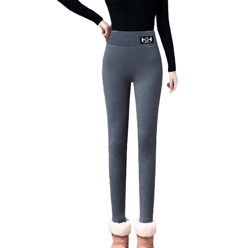 Women Fashionable Thermal Cashmere Slim Pants