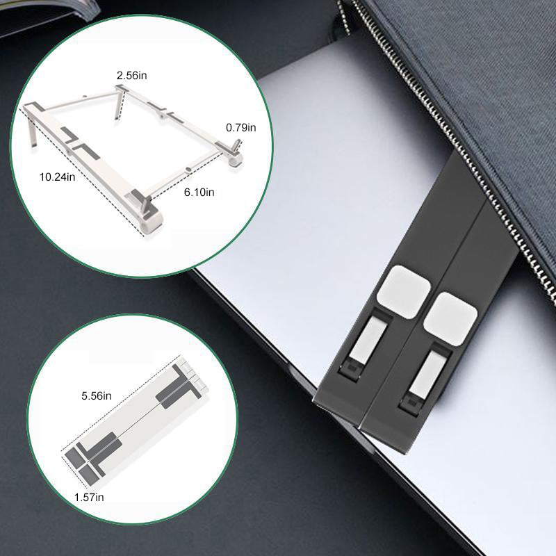 3-in-1 Universal Multifunctional Portable Bracket for Laptop Tablet and Phone Stand Holder