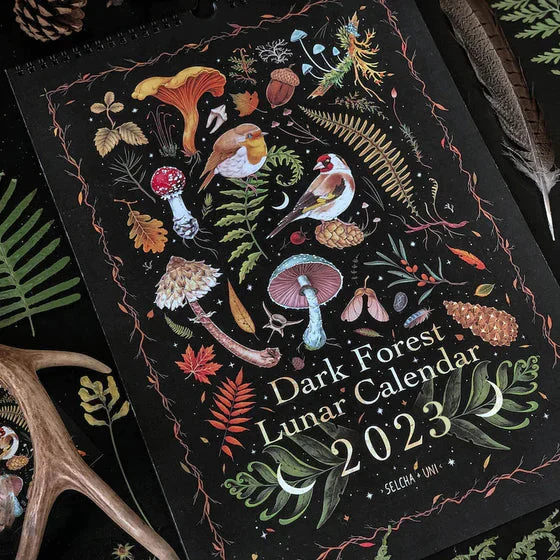 📅2023 Dark Forest Lunar Calendar ✨New Year Gift🎁