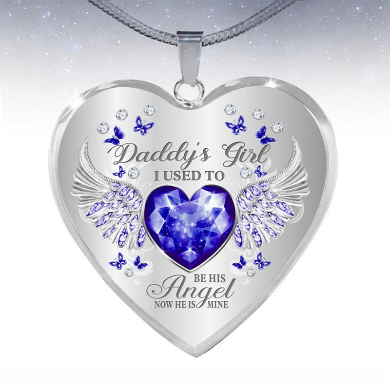 2023 Warm Gift - Daddy's Girl Heart Necklace