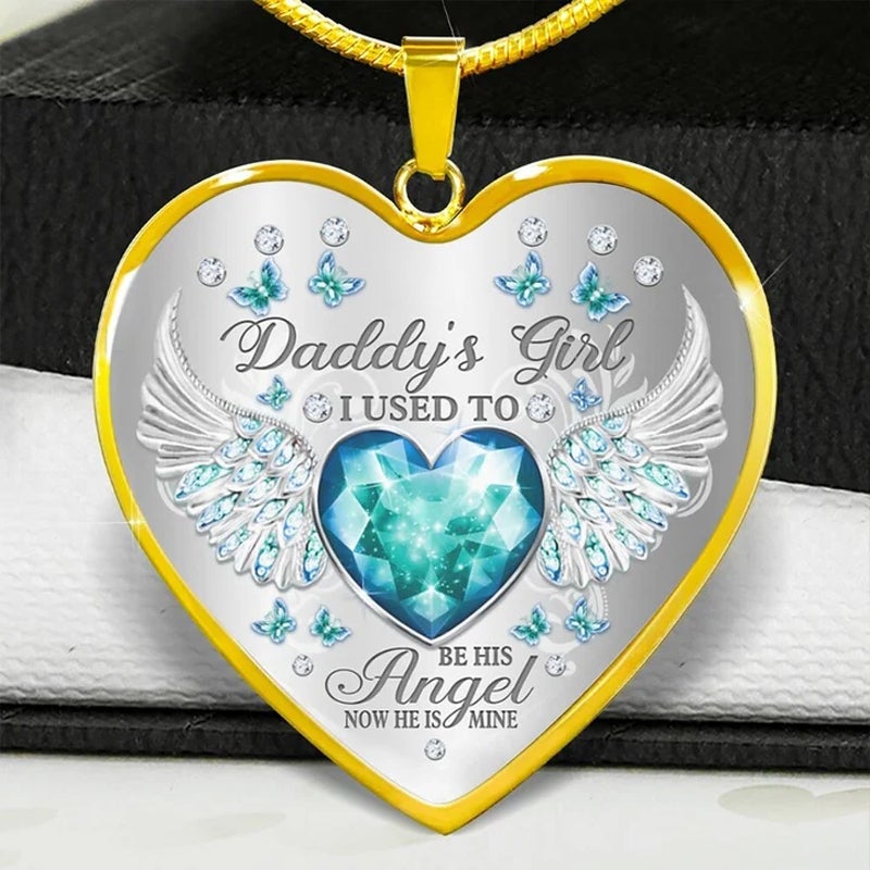 2023 Warm Gift - Daddy's Girl Heart Necklace