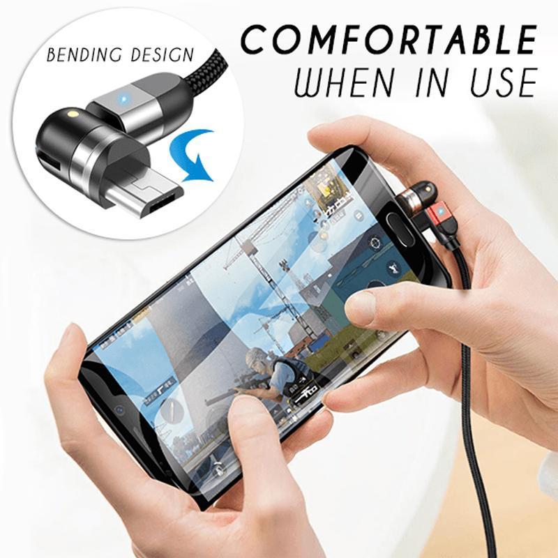 3-in-1 Design 360° Magnetic Cable