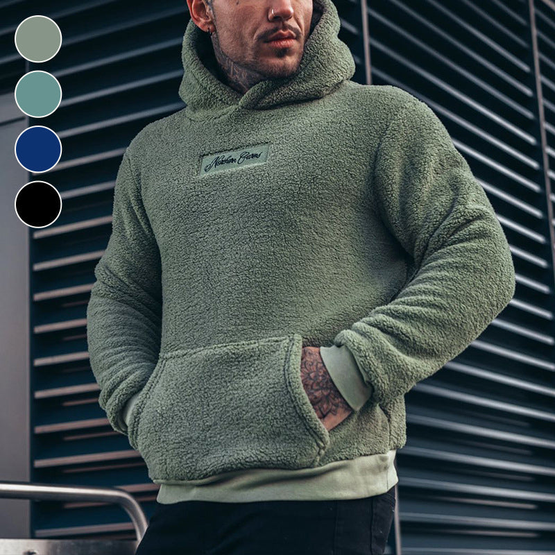 Men's Hooded Wool Sweatshirt