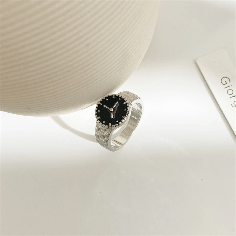 Creative Watch Shape Finger Ring