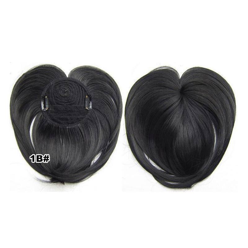 Short Natural Silky Clip-On Hair Topper