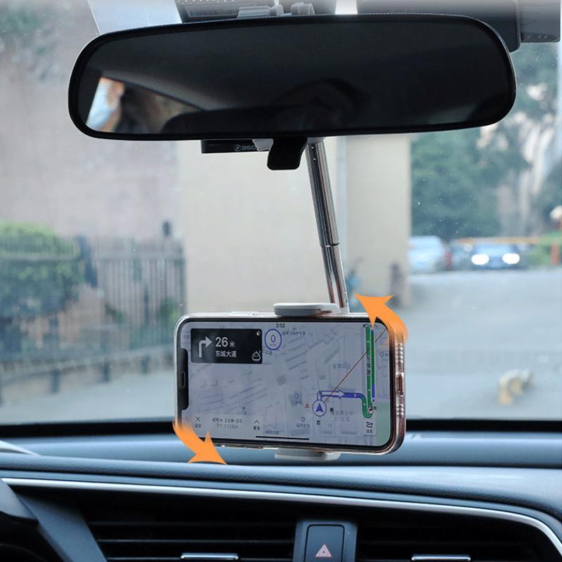 Universal 360° Rearview Mirror Phone Holder