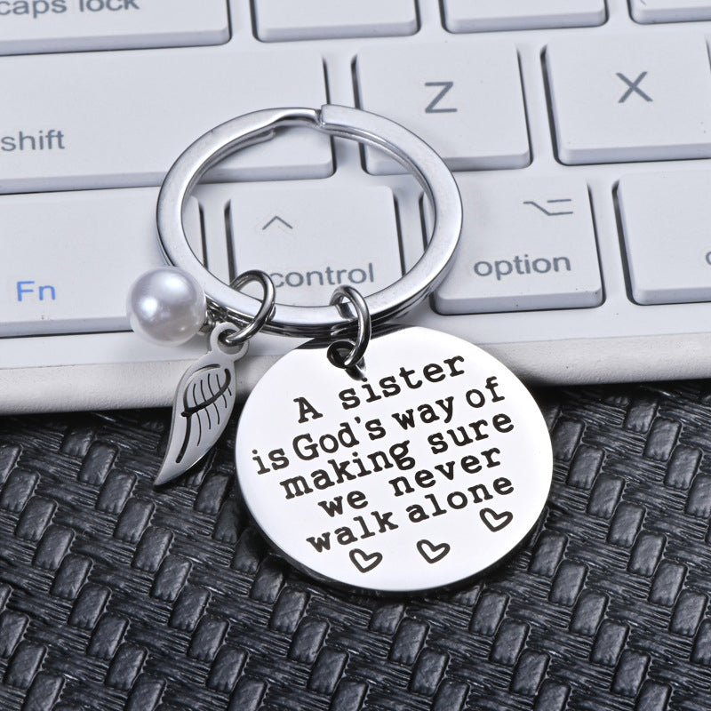 Sister Keyring, Gift Keychain for Best Friends