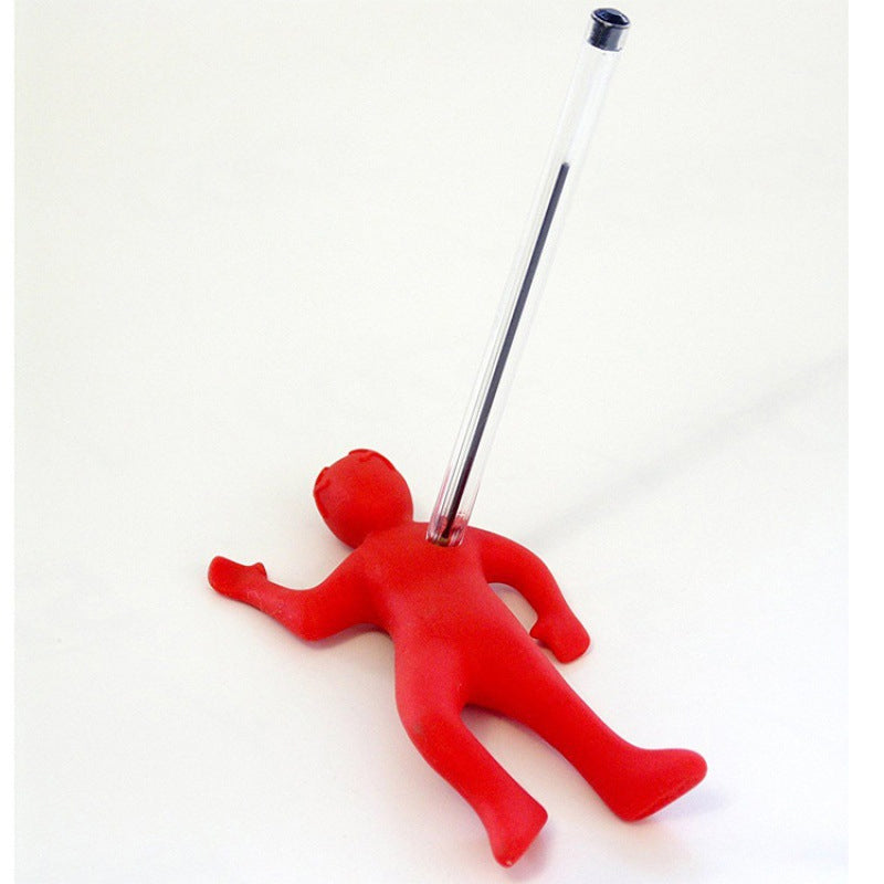 Dead Man Novelty Silicone Holder for Pens & Pencils