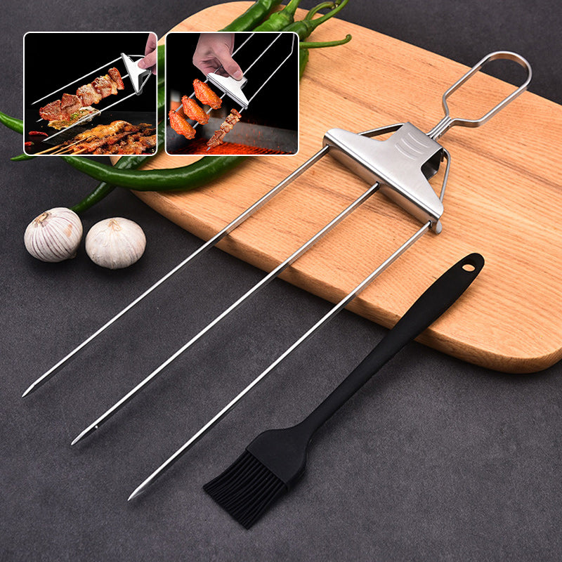 🥩3 Way Grill Skewers - GrillSavant🍢