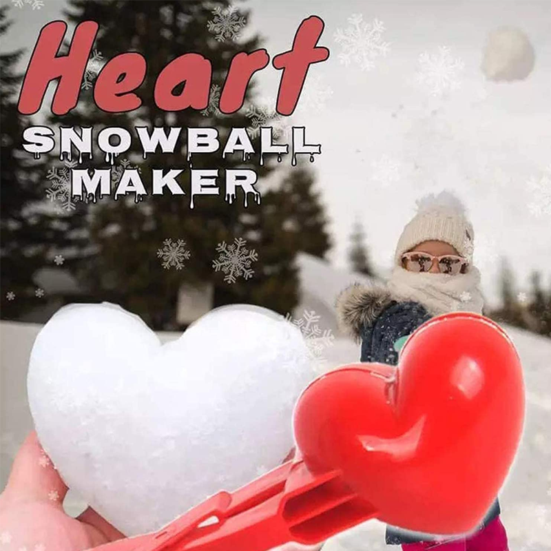 Winter Mini Snowball Maker Outdoor Snow Toys, Summer Beach Sand Mold