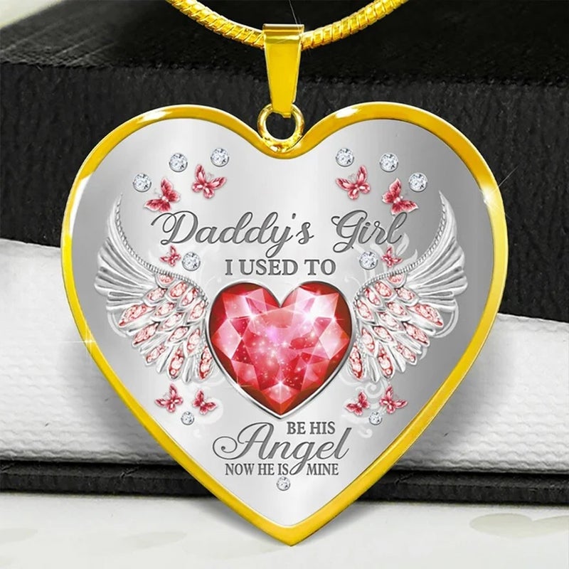 2023 Warm Gift - Daddy's Girl Heart Necklace