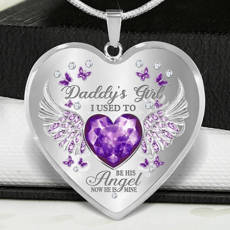 2023 Warm Gift - Daddy's Girl Heart Necklace