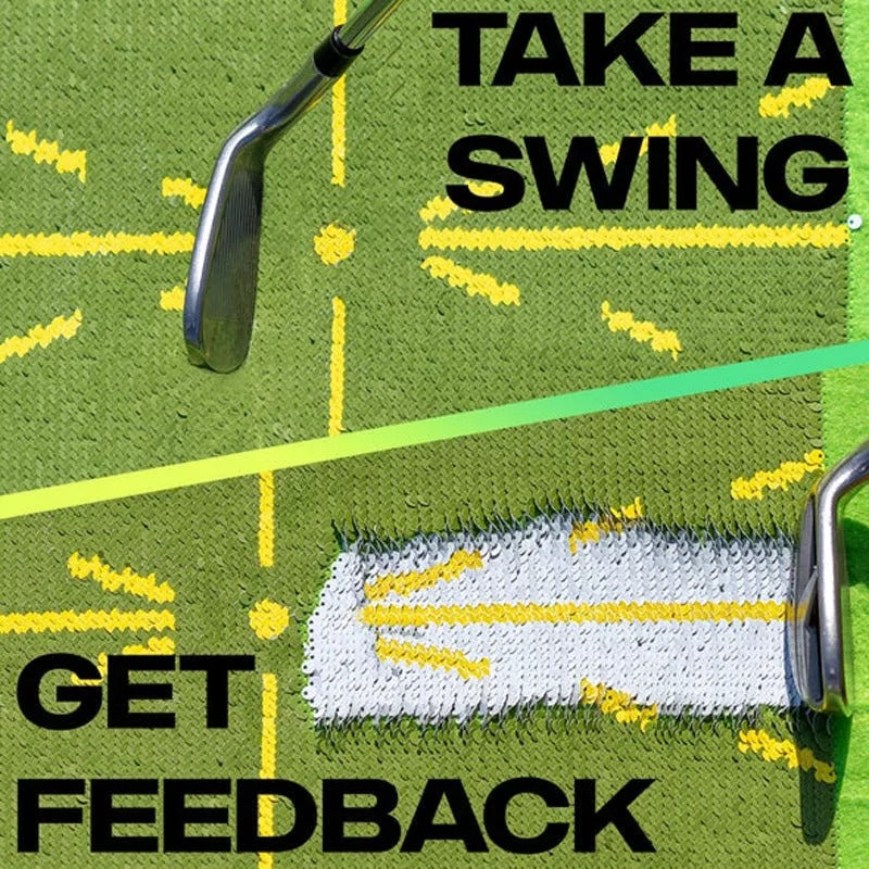 🏌️Golf Training Mat for Swing Detection Batting