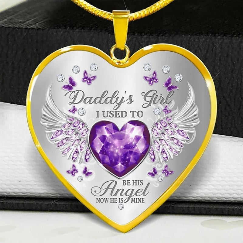 2023 Warm Gift - Daddy's Girl Heart Necklace