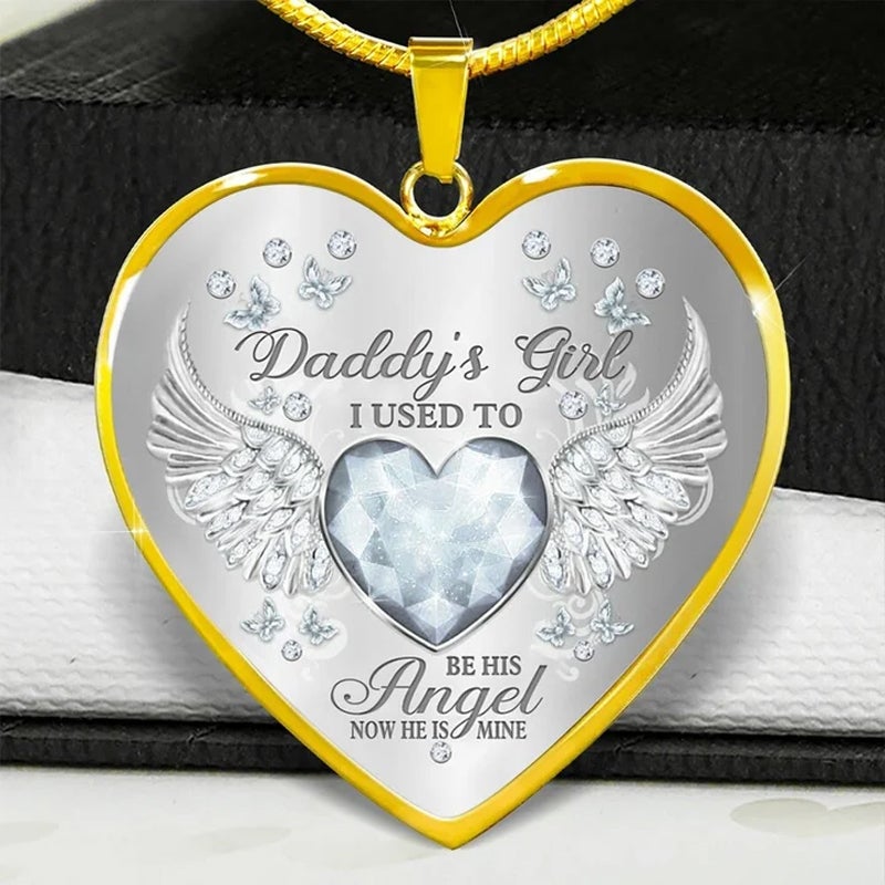 2023 Warm Gift - Daddy's Girl Heart Necklace