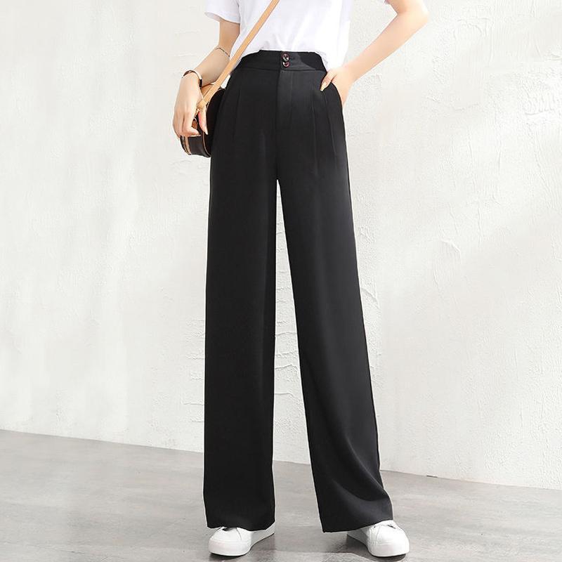 Woman's Casual Full-Length Loose Pants