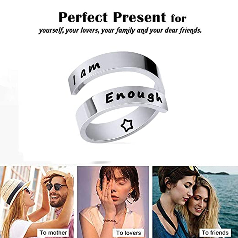 I Am Enough Awareness Ring