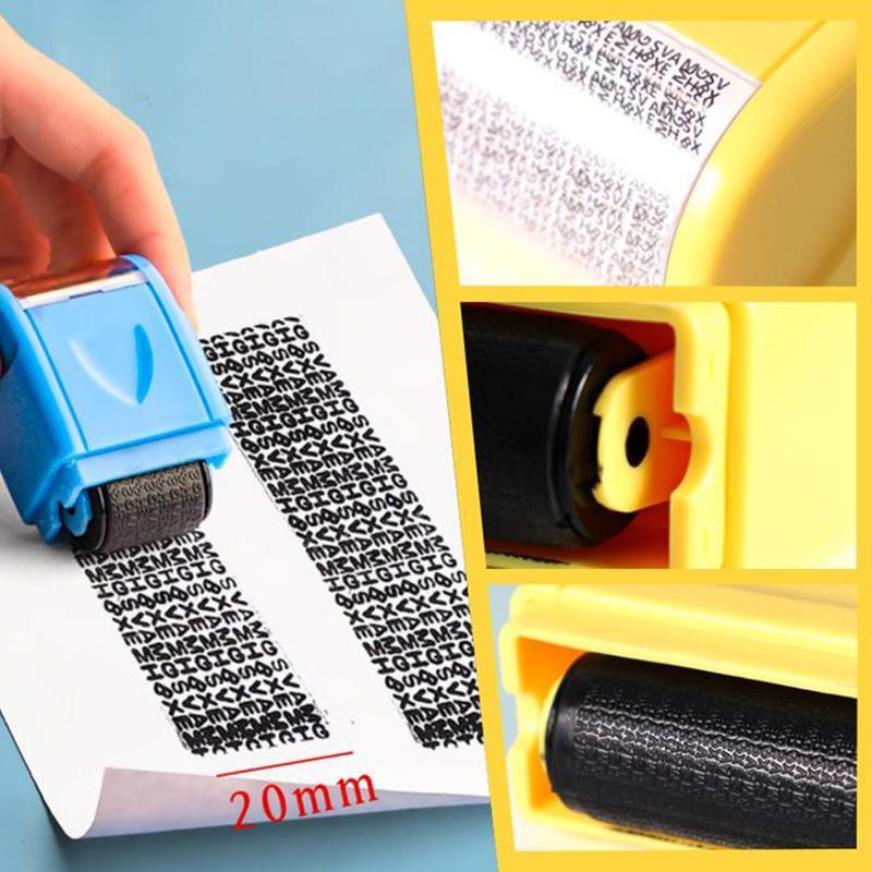 Identity Theft Protection Privacy Seal Roller Stamp