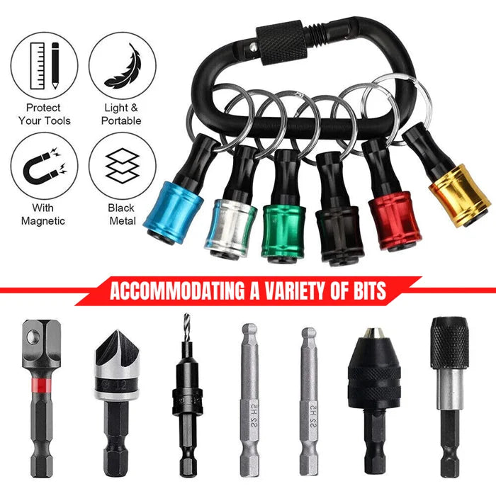 💥1/4" Hexagonal screwdriver head bracket hiking buckle💥