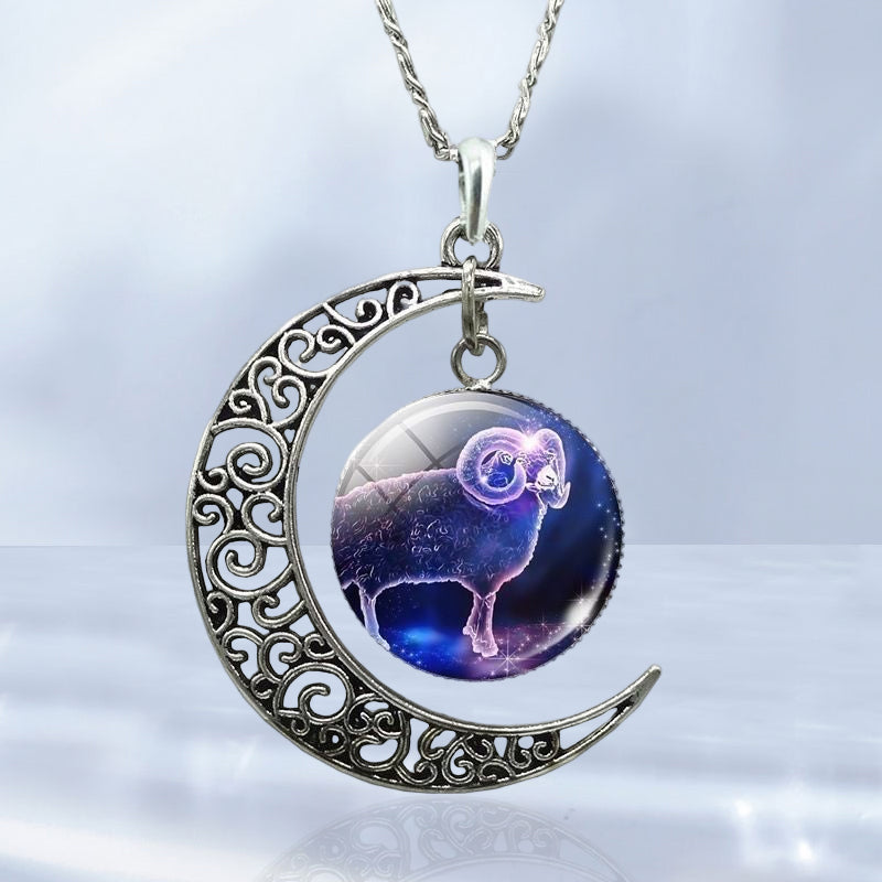 Zodiac Moon Necklace