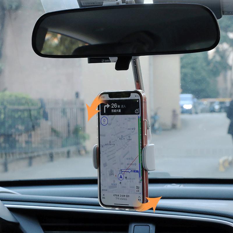 Universal 360° Rearview Mirror Phone Holder