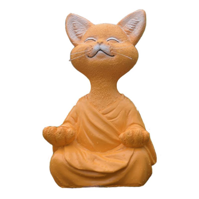 Happy Buddha Cat