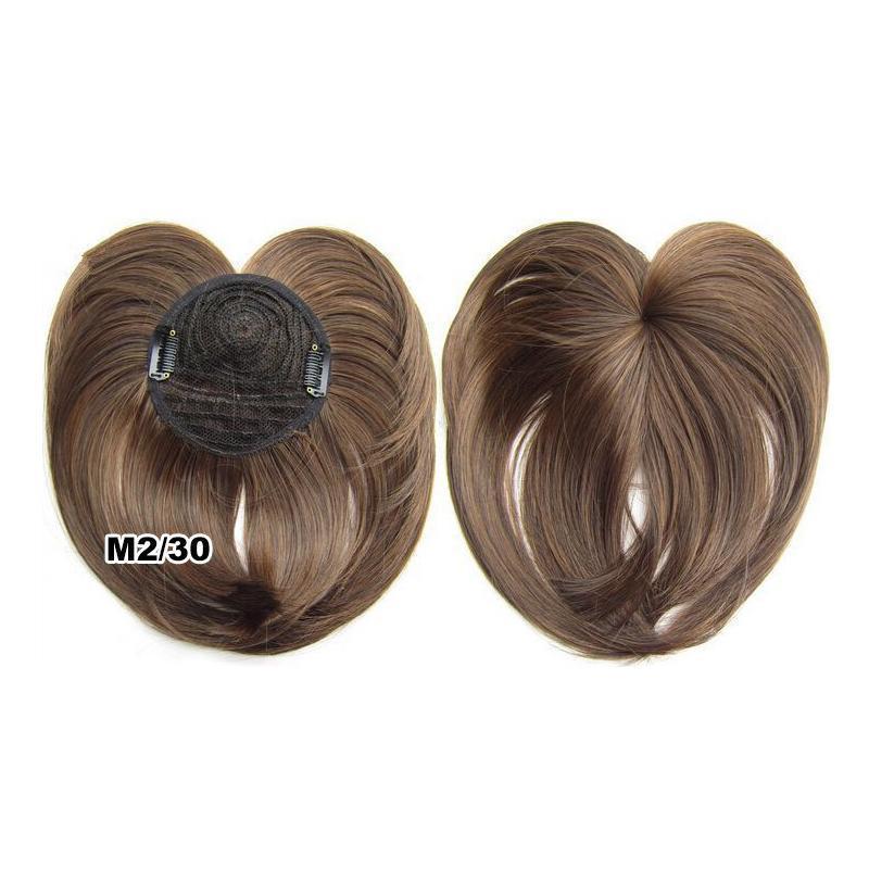 Short Natural Silky Clip-On Hair Topper