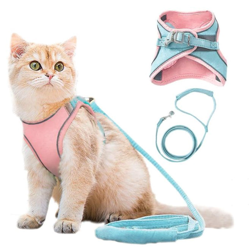 Cat Vest Harness and Leash Set