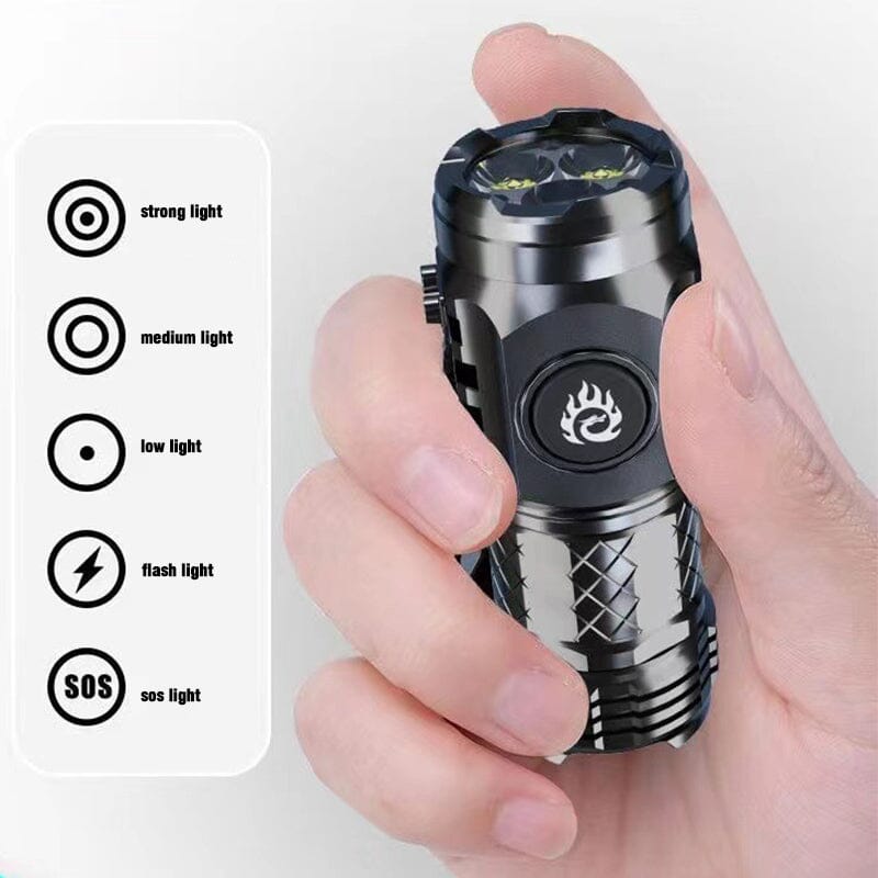 Three-Eyed Monster Mini Flash Super Power Flashlight