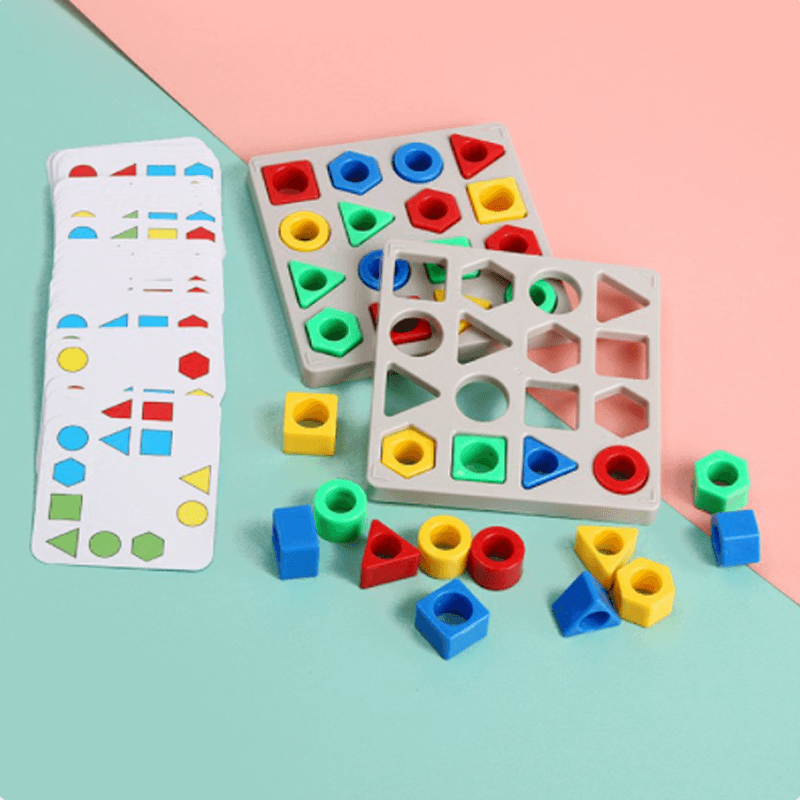 Shape Matching Game Color Sensory Educational Toy