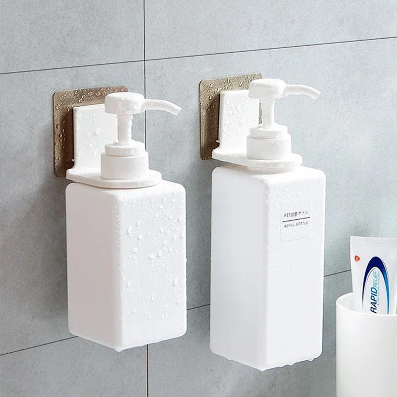 Multifunctional Pump Bottle Dispenser Holder Shampoo Holder