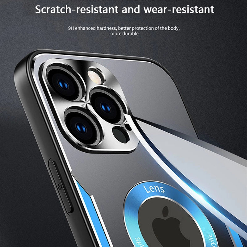 Metal Ring Fine Hole Anti-Fall Protective Shell For iPhone