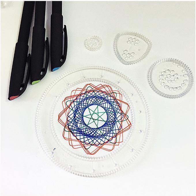 22pcs Spirograph Drawing Ruler Set