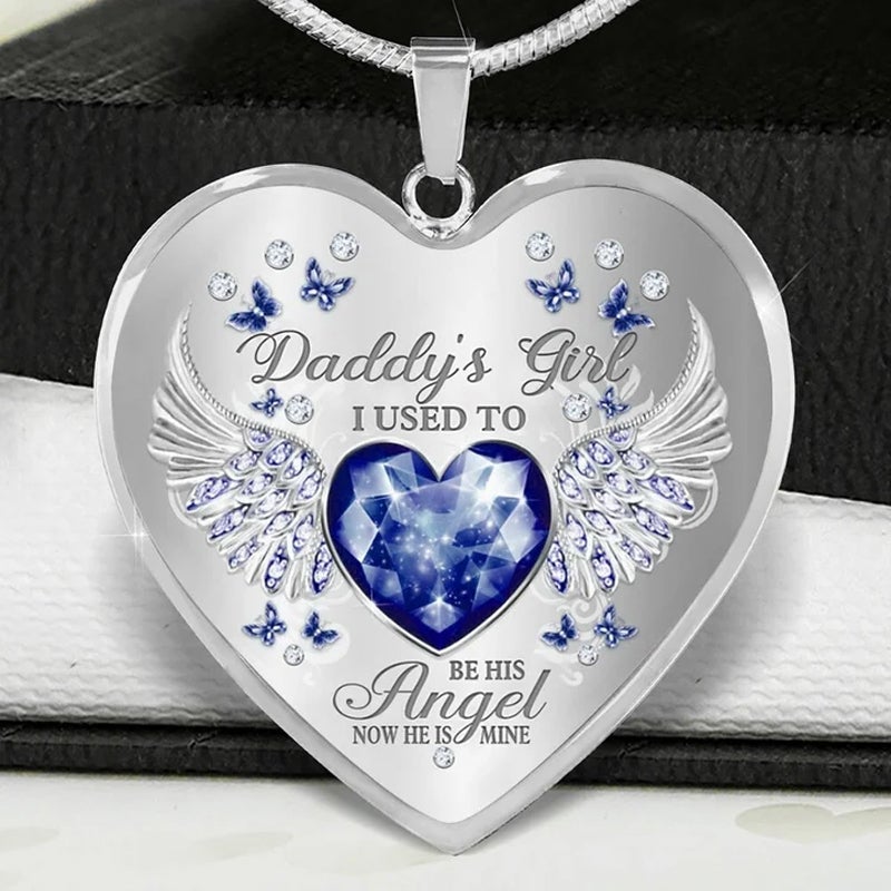 2023 Warm Gift - Daddy's Girl Heart Necklace