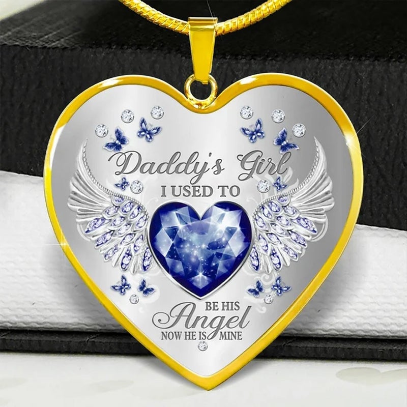 2023 Warm Gift - Daddy's Girl Heart Necklace