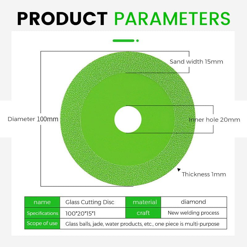 4 Inch Glass Cutting Disc