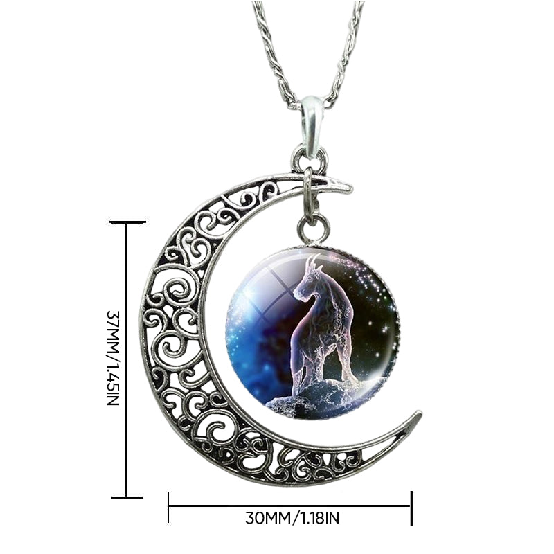 Zodiac Moon Necklace