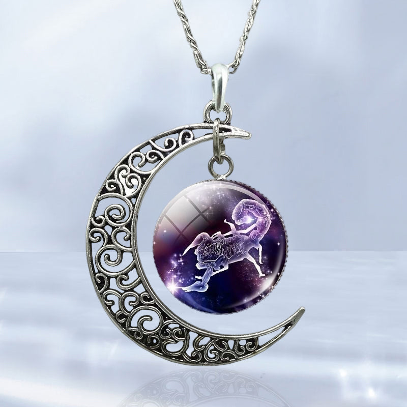 Zodiac Moon Necklace