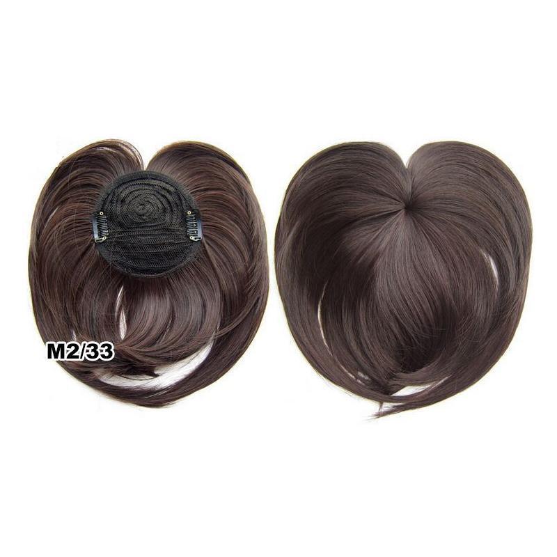 Short Natural Silky Clip-On Hair Topper