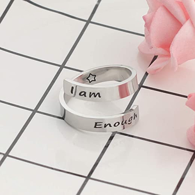 I Am Enough Awareness Ring