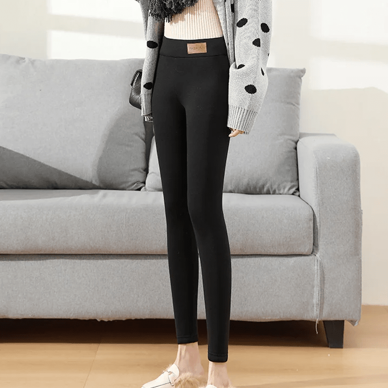 Women Fashionable Thermal Cashmere Slim Pants