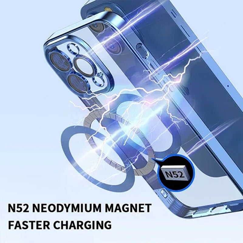 🎊Electroplating Wireless Magnetic Charging All-Inclusive Lens Case For iPhone 🎊