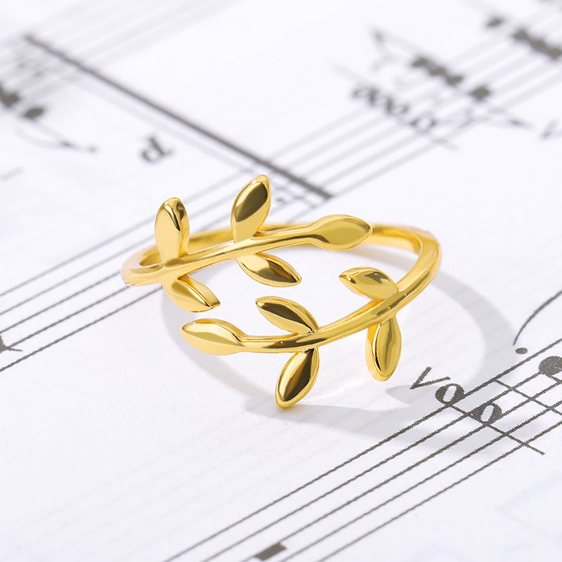 Creative Wrap Around Leaf Ring