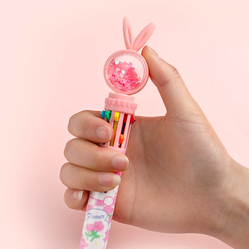 10 Colors Cartoon Rabbit Ballpoint Pens - 🐰Easter Gift