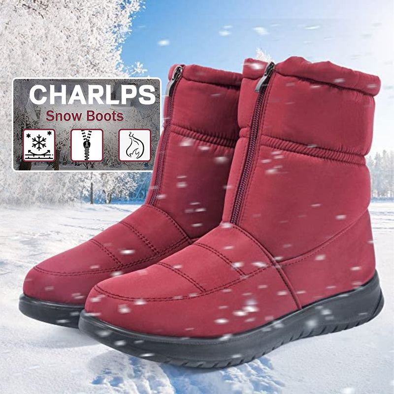 👢Women's Waterproof Snow Ankle Boots - Winter Warm